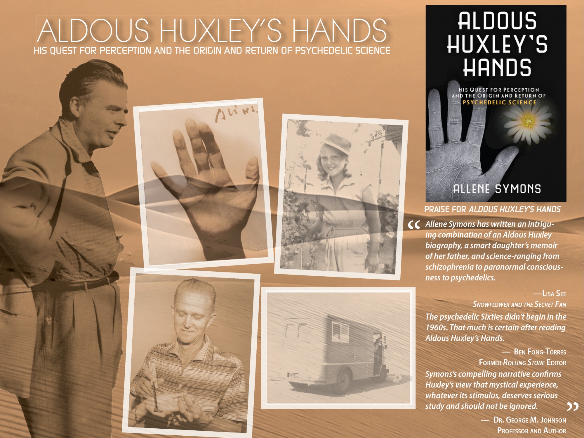 ALDOUS HUXLEY'S HANDS by Allene Symons